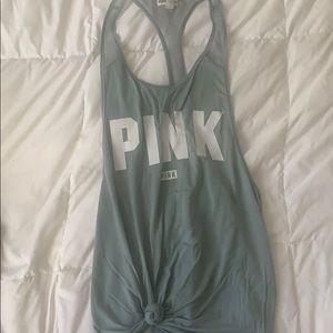 Teal VS PINK tank top